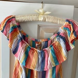 5For$15 Arizona Jean - off the shoulder elastic with ruffle size M